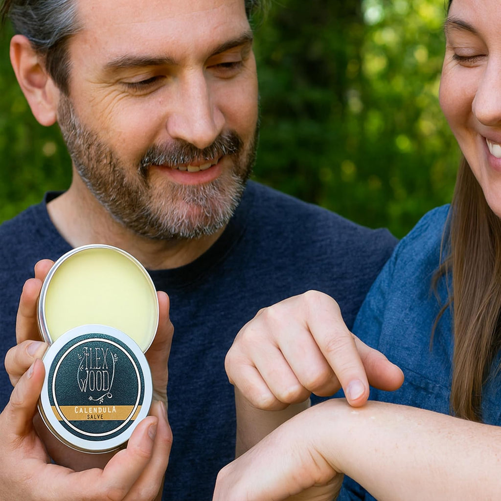 - All-Natural Skin Balm - Calendula Salve - Soothes Rashes, Itching, Dry Skin, Eczema, Cruelty Free, Plastic Free, Handmade in the UK - 100Ml