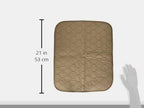 Reusable Dog Pee Pads - Waterproof Training Pads for Dogs, Washable & Sanitary, Rounded Corners, Laminated, Lightweight, and Durable,Pet Essentials for Puppy Training and Whelping - 17" X 20"