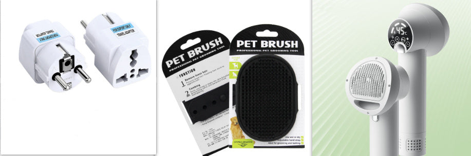 Smart Silent Pet Hair Dryer & Grooming Comb