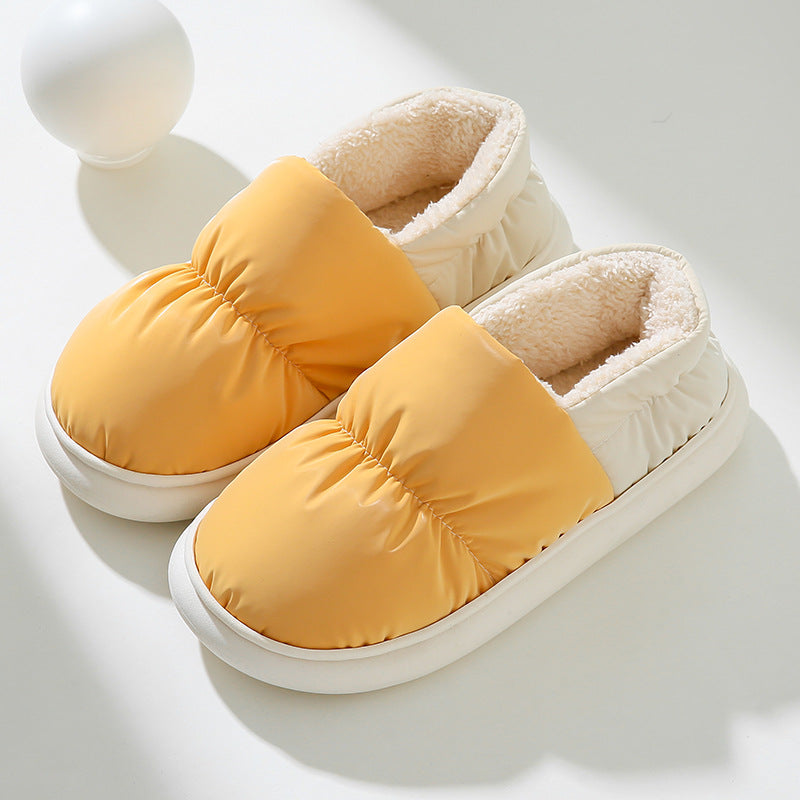 Padded House Slippers with Thick Sole
