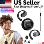 Translator Earbuds 150 Languages Real Time Translation Bluetooth 5.4 Headset US