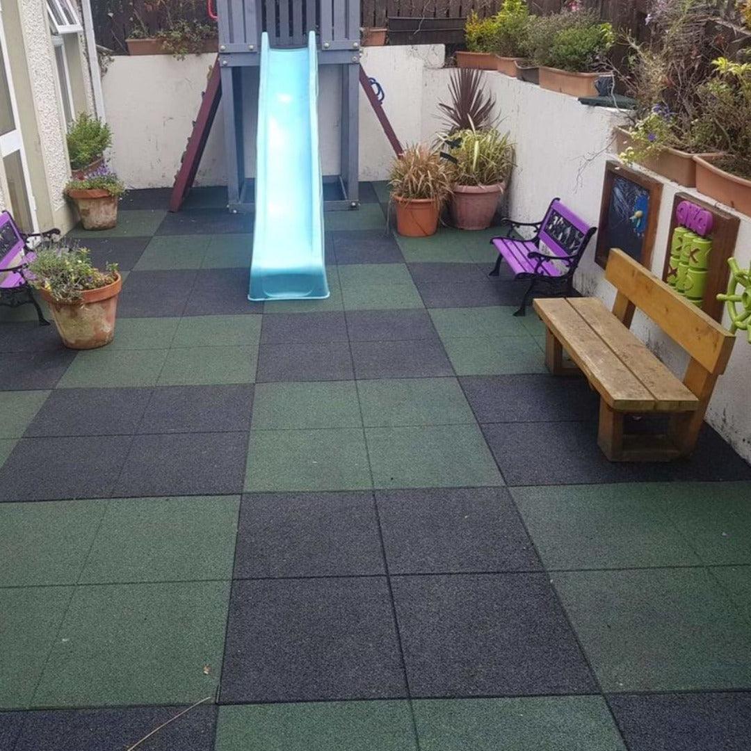 Rubber Paving Slabs — Outdoor Surfacing