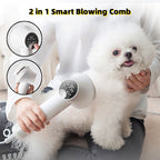 Smart Silent Pet Hair Dryer & Grooming Comb