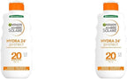 Garnier  Ultra-Hydrating Shea Butter Sun Protection Cream SPF20, Hydrating Medium Sun Protection Lotion SPF20 200 Ml (Pack of 2)