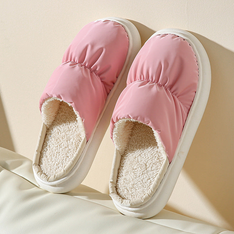 Padded House Slippers with Thick Sole