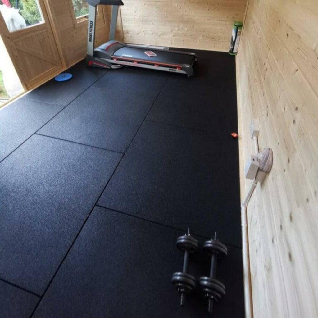 30mm Sprung PRO Rubber Gym Floor Tile