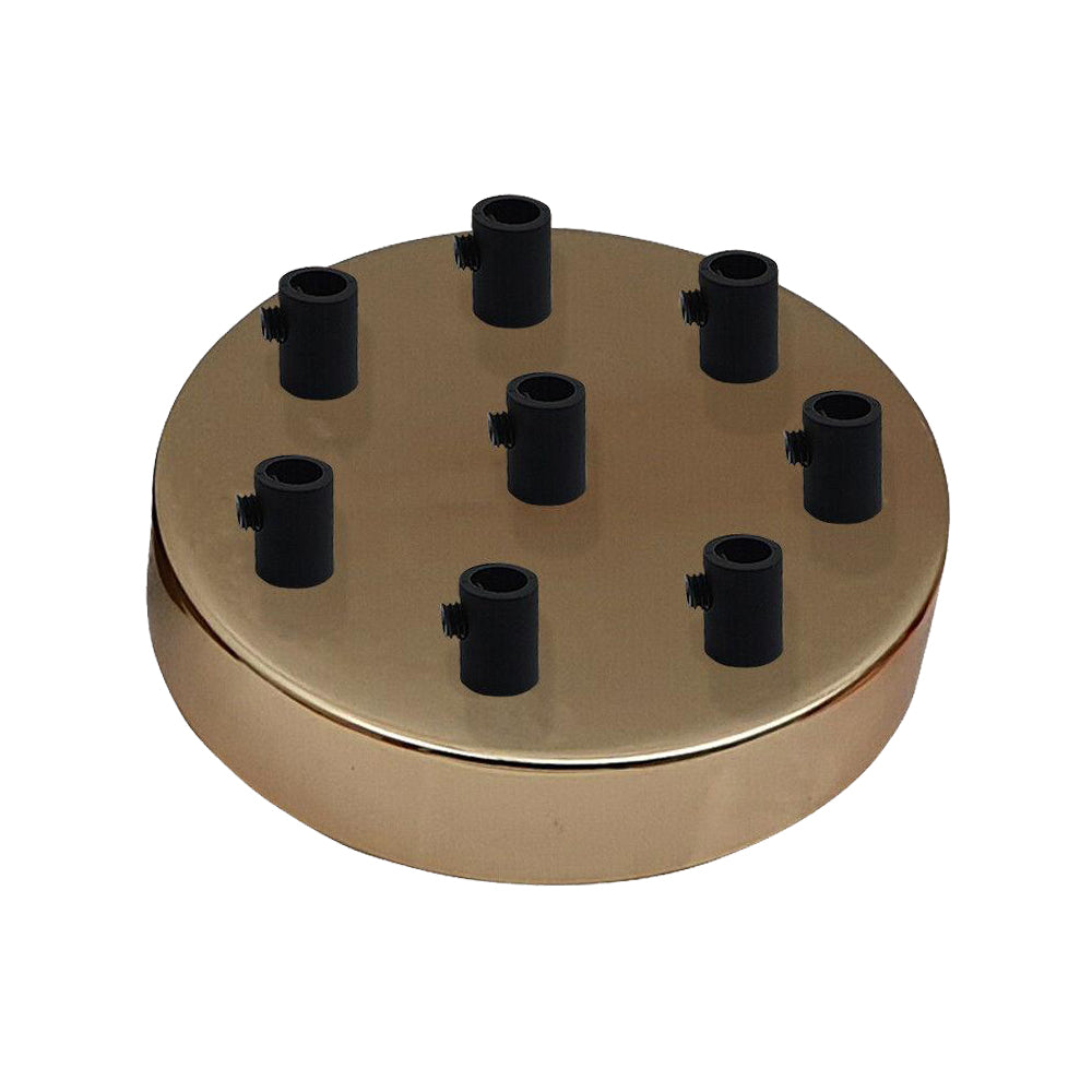 French Gold 8-Outlet Ceiling Rose