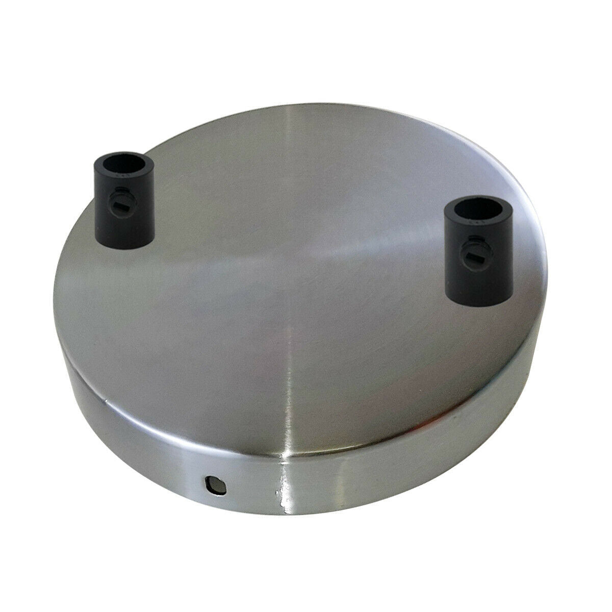 Satin Nickel Multi-Outlet Ceiling Rose — 120mm