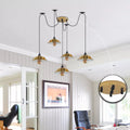 French Gold 8-Outlet Ceiling Rose